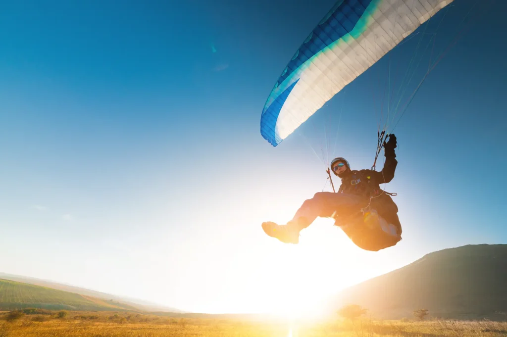Photo of parachuter: stop loss insurance, Bardon Insurance Group